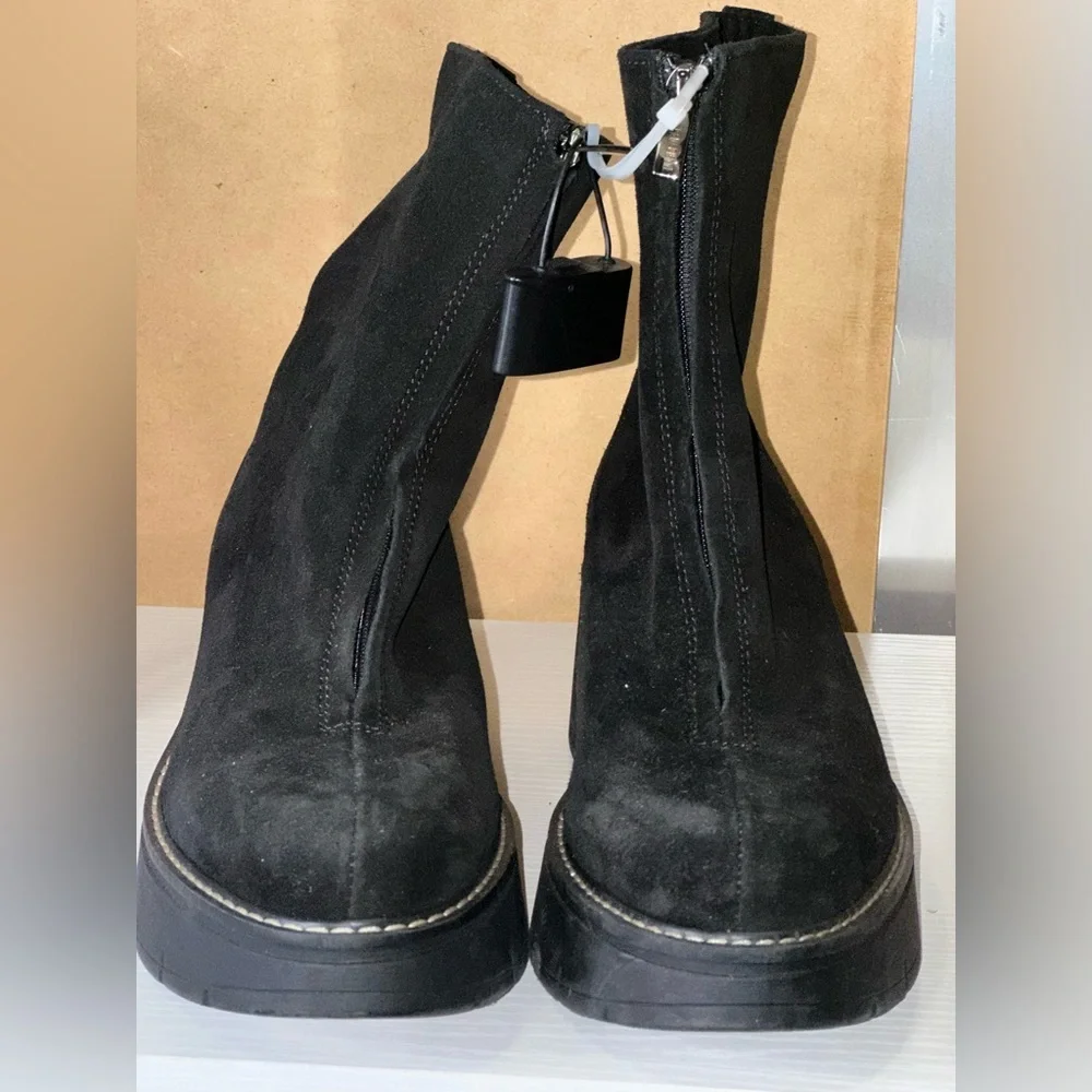 La CANDIENNE Suede Platform Ankle‎ Boots Size 10M